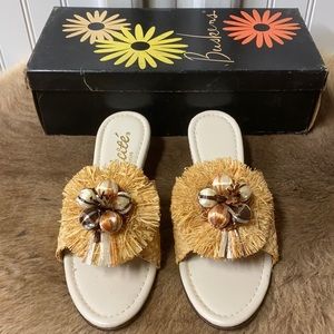 50s Vintage Buskens Mod Sandals 5 Tiki Beach